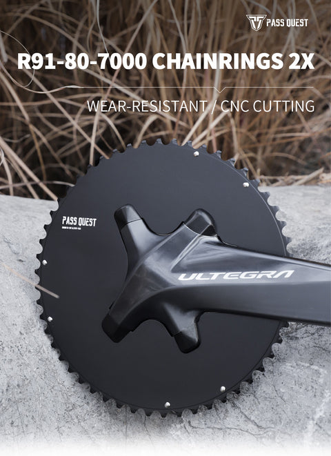 SHIMANO 110BCD R9100 R8000 R7000 2X Completely closed Round Road bike Gravel bike 11-12S