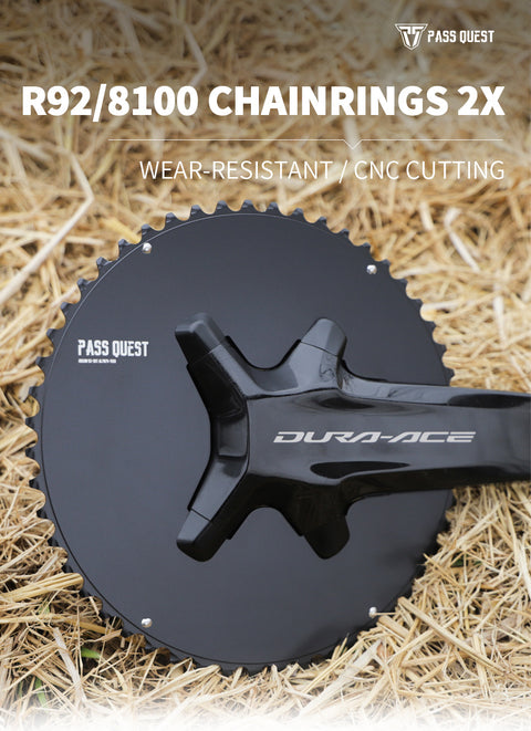 SHIMANO 110BCD R9200 R8100 2X Completely closed Road bike Gravel bike