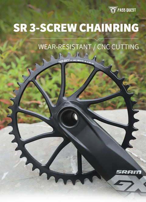 SRAM GXP/DUB (6mm offset) Round Narrow Wide Chainring