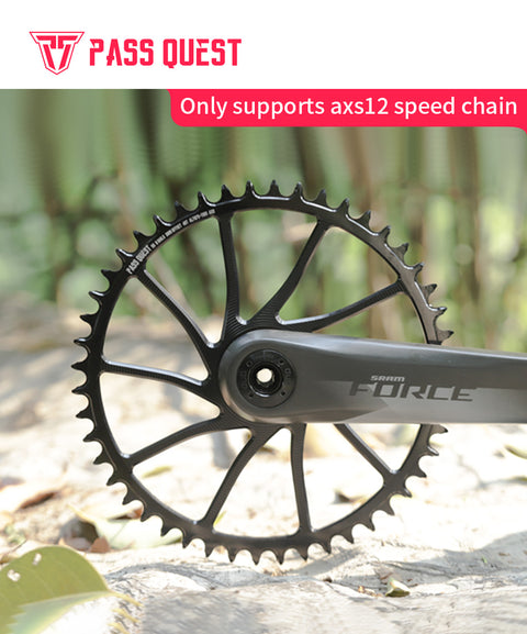 SRAM Force 8 Bolt (3mm offset) AXS Round Narrow Wide Chainring 40-54T