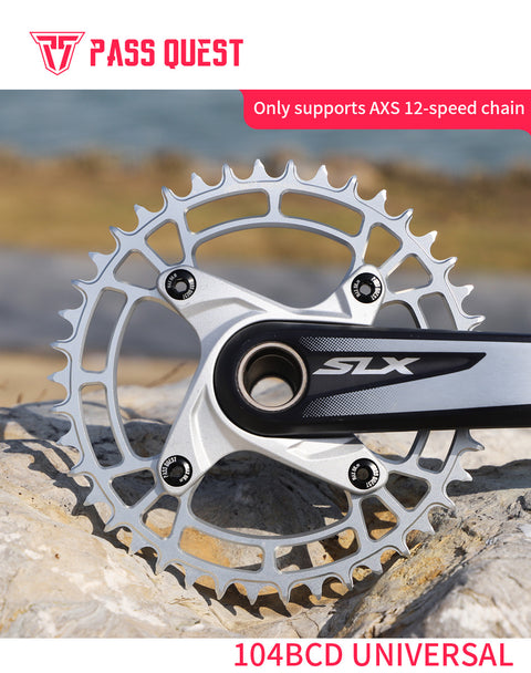 104BCD AXS Round Narrow Wide Chainring for Shimano M780 M610 670