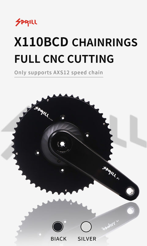 SHIMANO X110BCD 2X AXS 12s Sprocket AERO Road bike Gravel bike