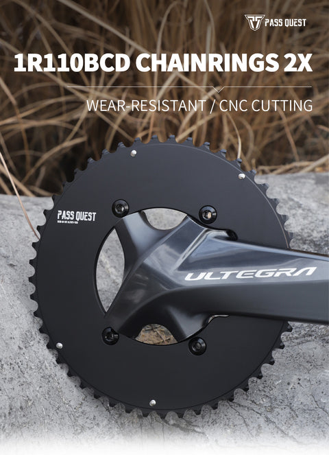 SHIMANO R110BCD 2X R8000 R7000 Sprocket AERO Round Road bike Gravel bike 12S New