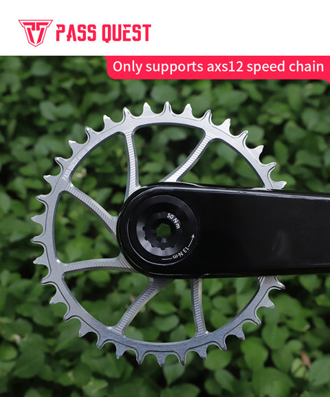 RACE FACE (3mm offset ) AXS Round Narrow Wide Chainring 28-38T