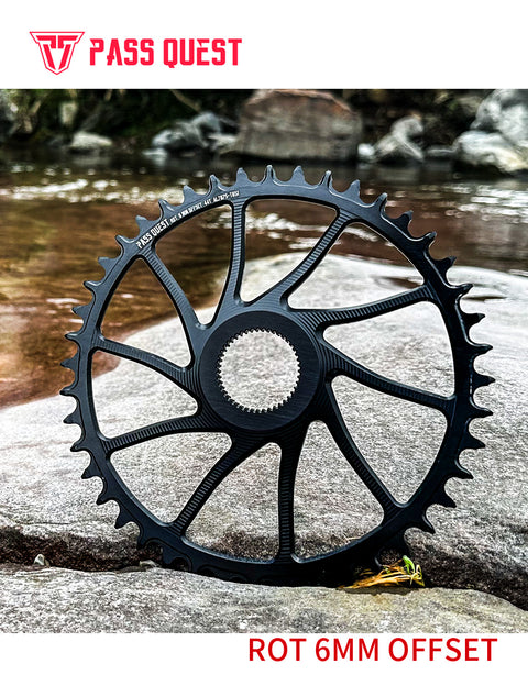 ROTOR (6mm offset ) Aldhu inpower Round Hollow Narrow Wide Chainring