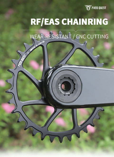 RACE FACE (0mm offset) Round Hollow Narrow Wide Chainring 30-48T