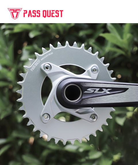 104BCD Round AERO Fade Color Mountain Bike Narrow Wide Chainring