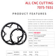 Load image into Gallery viewer, 130BCD (5-bolt HOLLOW) 2X Sprocket Round Road Bike Foldable Bicycle 11-12 speed Gravel bike