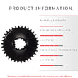 Load image into Gallery viewer, SRAM GXP/DUB ( 6mm offset) Round Narrow Wide Chainring