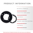 Load image into Gallery viewer, SHIMANO X110BCD 2X Sprocket AERO Road bike Gravel bike 11-12s