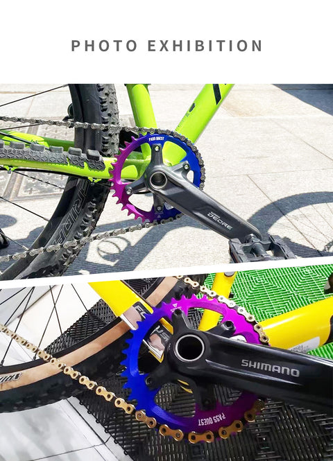 PASS QUEST Non-Standard 96BCD For Shimano Round Narrow Wide Chainring