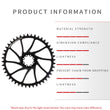 Load image into Gallery viewer, GXP 8 Nails (6mm offset) Round XX SL Narrow Wide Chainring