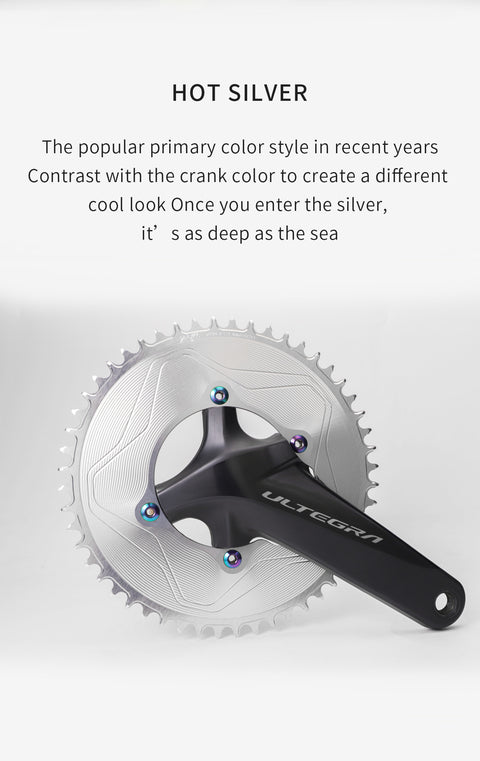 PASS QUEST SPRILL R800 R7000 3mm offset (4-bolt AERO) Round Narrow Wide Chainring