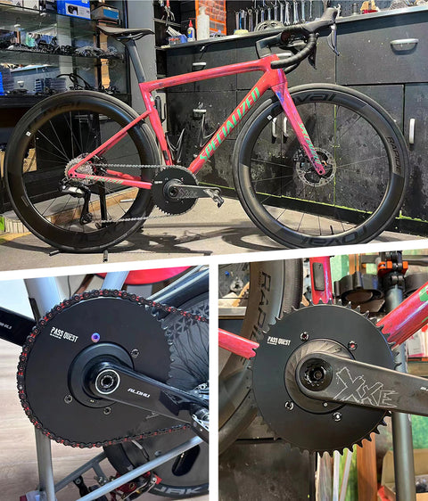 SHIMANO X110BCD (4-bolt AERO) Round Narrow Wide Chainring
