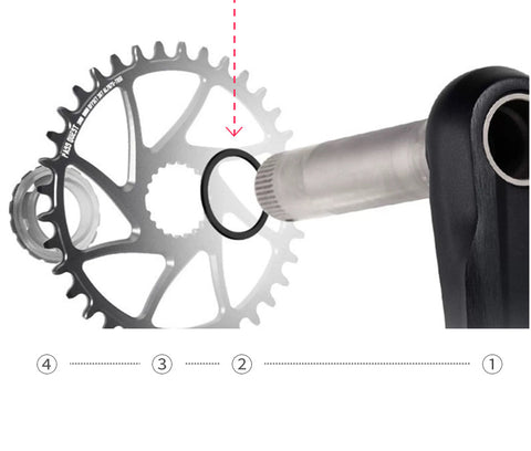 SHIMANO BOOST (3mm offset) Round Narrow Wide Chainring