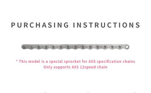 SHIMANO X110 BCD (4-bolt AERO) AXS Round Narrow Wide Chainring