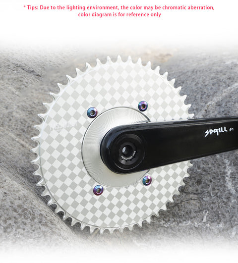 SHIMANO 110BCD (4-bolt ) Checkerboard Narrow Wide Chainring