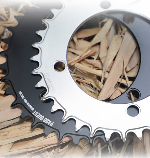 104BCD Round AERO Fade Color Mountain Bike Narrow Wide Chainring