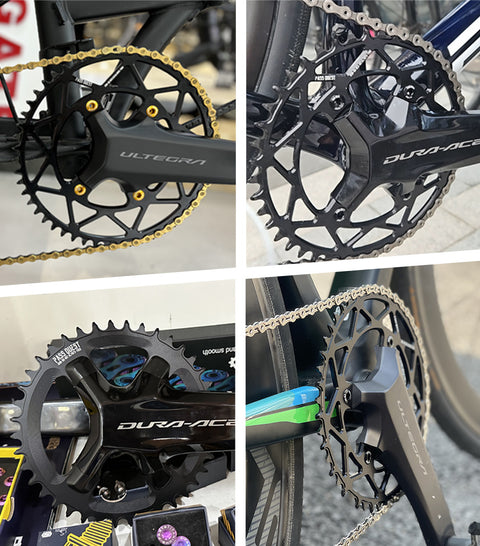SHIMANO 110BCD R9200 R8100 R7100 Hollow Round Narrow Wide Chainring