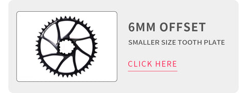 SRAM 3 Bolt (3mm offset) AXS Round Mountain Narrow Wide Chainring