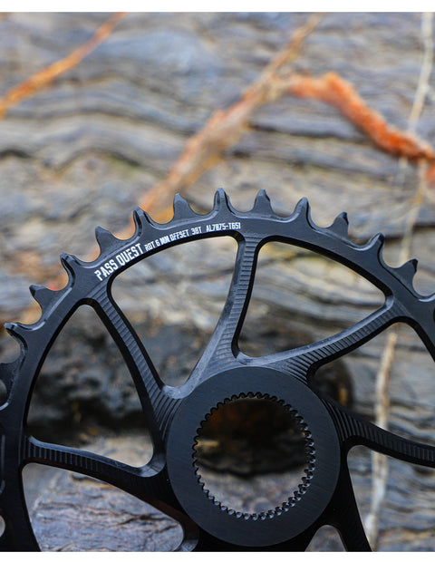 ROTOR (6mm offset ) Aldhu inpower Round Hollow Narrow Wide Chainring