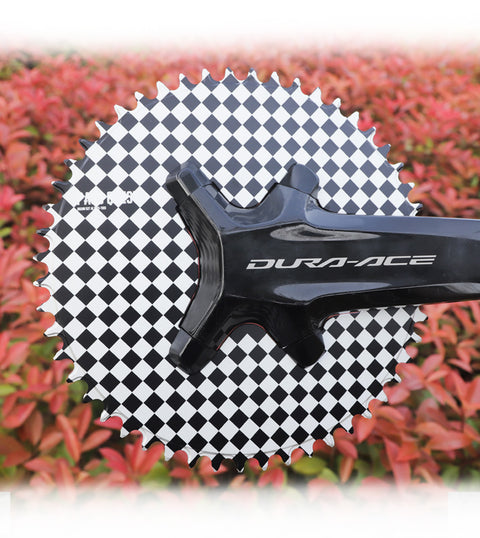 SHIMANO 110BCD (4-bolt ) Checkerboard Narrow Wide Chainring