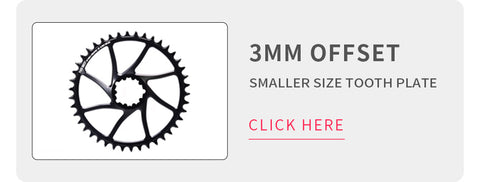 SRAM 3 Bolt (6mm offset) AXS Hollow Round Narrow Wide Chainring 32-46T