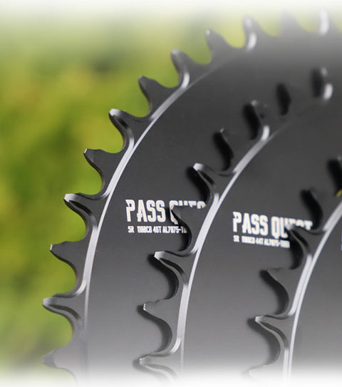 PASS QUEST SRM-110 BCD (4-bolt AERO) Round AERO Narrow Wide Chainring