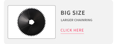 SRAM 3 Bolt (3mm offset) AERO Round Narrow Wide Chainring 28-38T