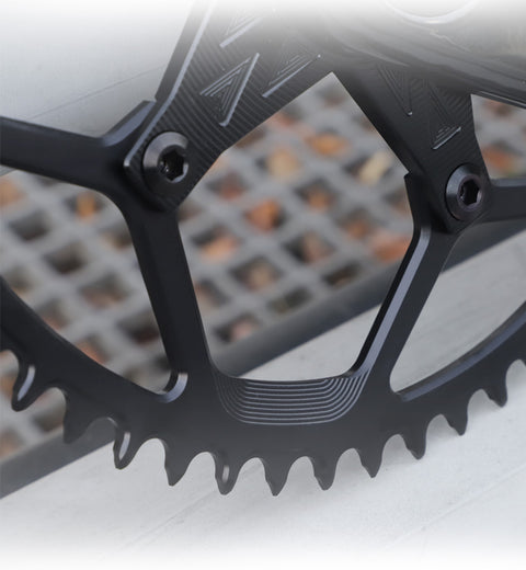 130BCD (5-bolt) Round Hollow Narrow Wide Chainring