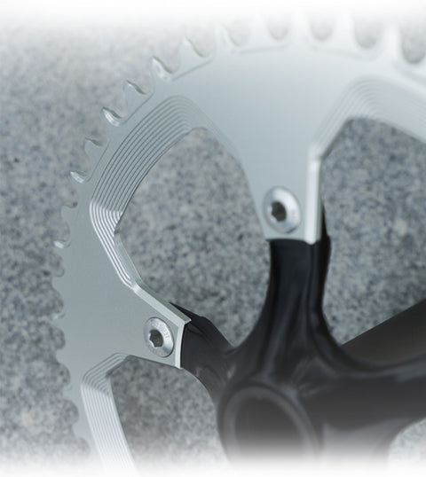 110BCD (5-bolt Hollow) Round Hollow Road Bike Narrow Wide Chainring