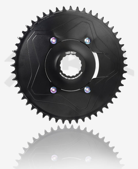 PASS QUEST SPRILL X110BCD 3mm offset(4-bolt AERO) Narrow Wide Chainring