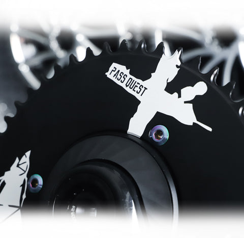 SHIMANO 110BCD (4-bolt ) Checkerboard Narrow Wide Chainring