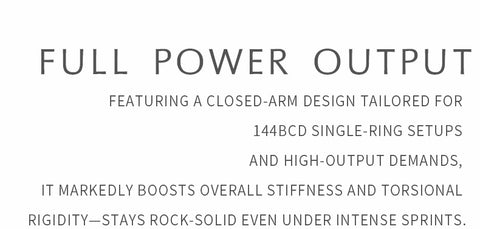 PASS QUEST 144BCD Spider for Force, Race Face, and Easton