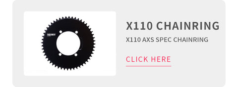 SHIMANO X110BCD (4-bolt AERO) Round Narrow Wide Chainring