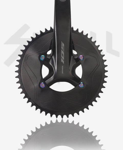 PASS QUEST SPRILL R9200 R8100 R7100 3mm offset Narrow Wide Chainring