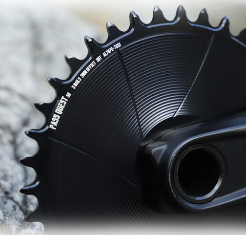 SRAM 3 Bolt (3mm offset) AERO Round Narrow Wide Chainring 28-38T