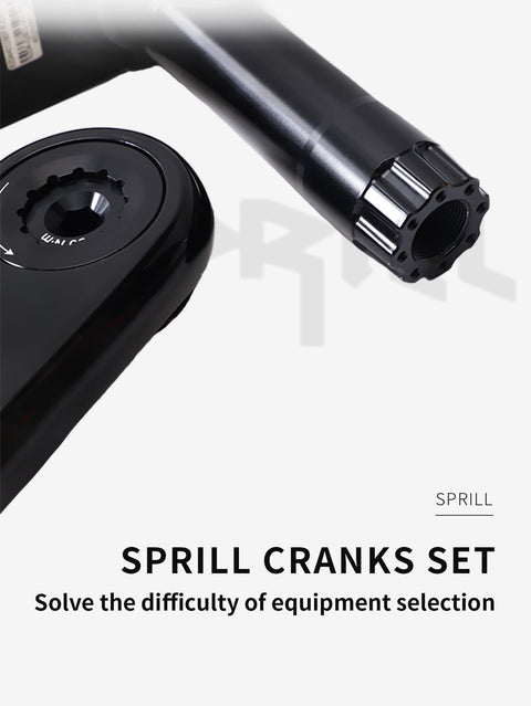 PASS QUEST Sprill Ultralight carbon fiber road crankset EASTON interface