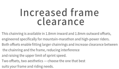 SHIMANO (1.8mm offset) GRAVEL/ROAD Narrow Wide Chainring 40-48T