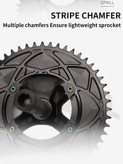 PASS QUEST SPRILL R9200 R8100 R7100 3mm offset Narrow Wide Chainring