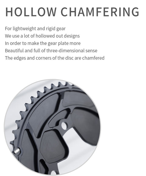 SHIMANO 110BCD R9100 R8000 R7000 2X Completely closed Round Road bike Gravel bike 11-12S