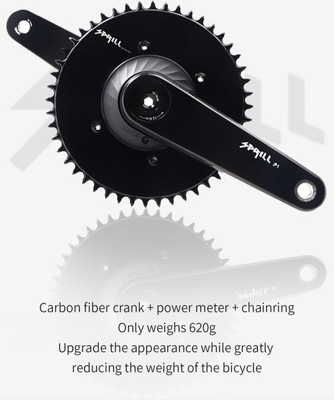 PASS QUEST Sprill Ultralight carbon fiber road crankset EASTON interface