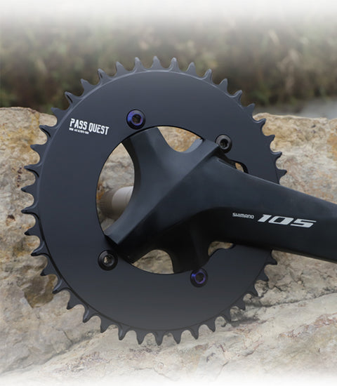 SHIMANO 110BCD R8000 R7000 (4-bolt AERO) Round Narrow Wide Chainring 42T-60T