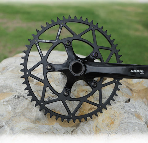 110BCD (5-bolt Hollow) Round Hollow Road Bike Narrow Wide Chainring