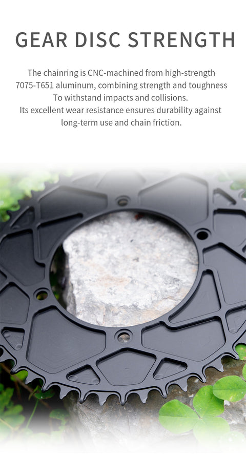 SENICX X120BCD (4-bolt AERO) Round Narrow Wide Chainring