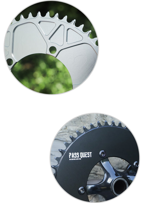 110BCD (5-bolt AERO)Round Road Bike Foldable Bicycle Narrow Wide Chainring