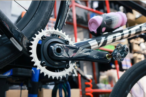104BCD Round Hollow Silver Mountain Bike Narrow Wide Chainring