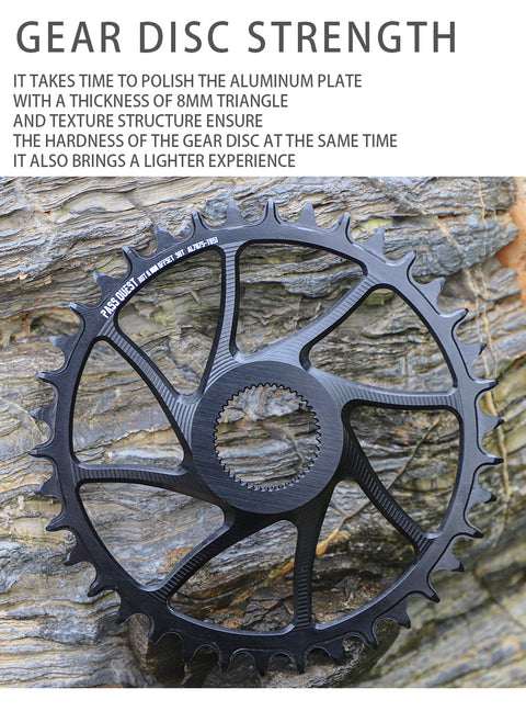 ROTOR (6mm offset ) Aldhu inpower Round Hollow Narrow Wide Chainring