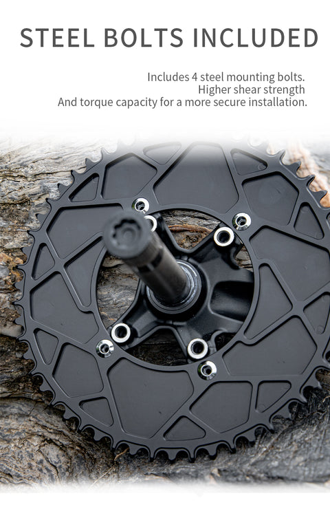 SENICX X120BCD (4-bolt AERO) Round Narrow Wide Chainring