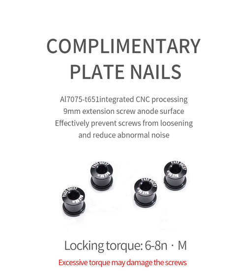 104BCD AXS Round Narrow Wide Chainring for Shimano M780 M610 670